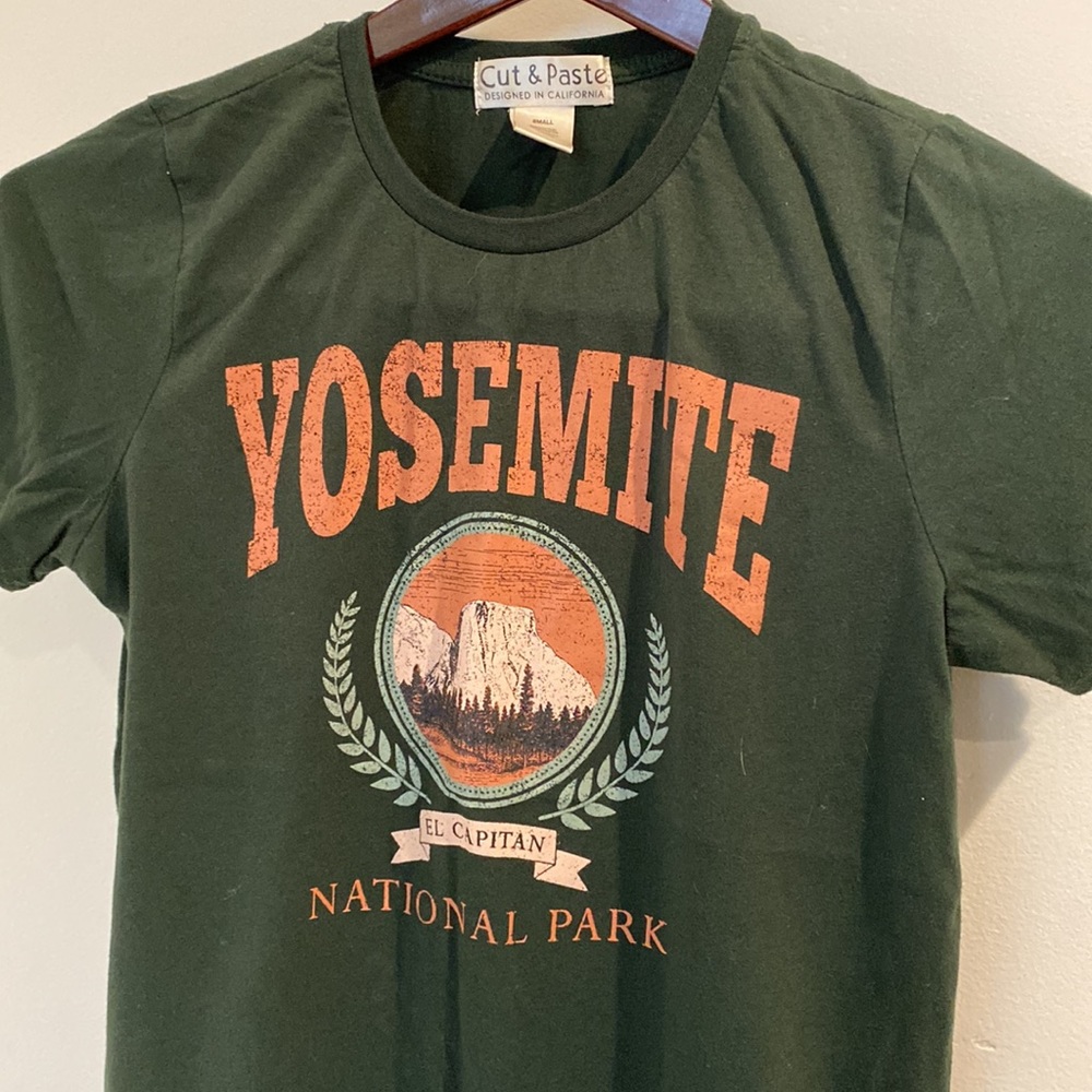 Cut & Paste Yosemite National Park Tee Sz Small - Picture 2 of 6